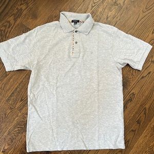 Burberry Mens polo Grey size M Mint condition